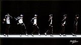 Unknown Artist Michael Jackson Moonwalk painting